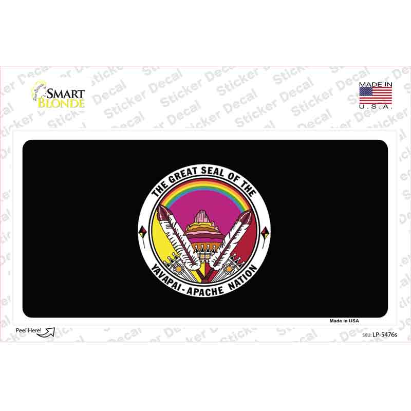 LP-5476s-M 6 x 3 in. Yavapai Apache Novelty Sticker Decal - Medium