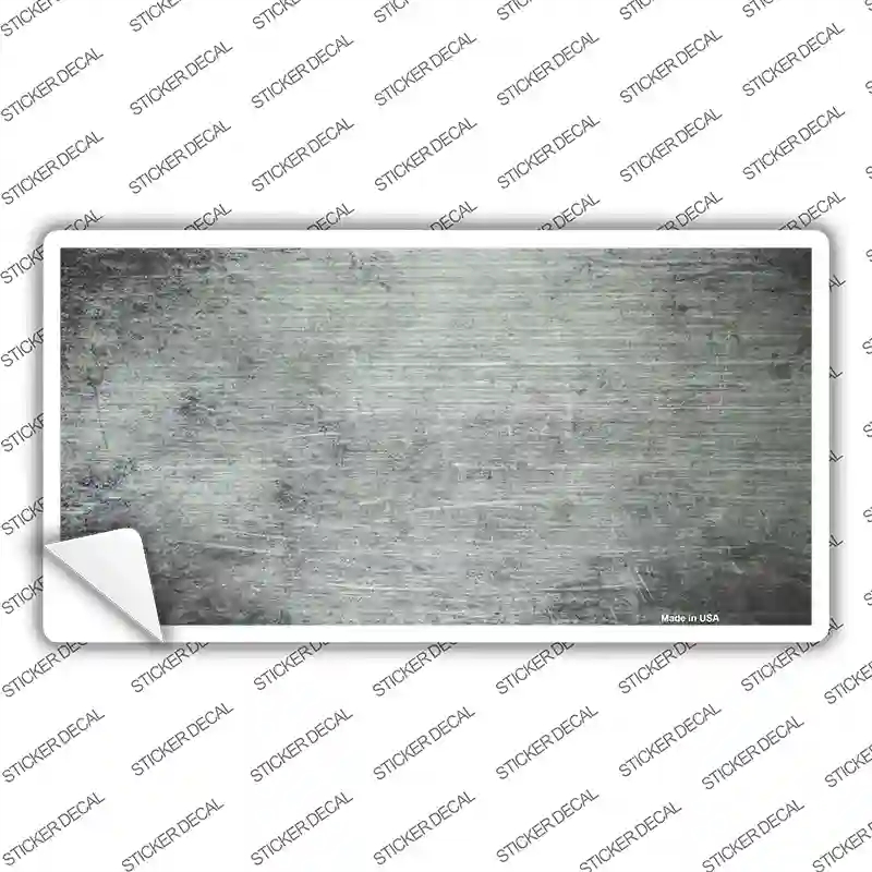 LP-6898s-S 3 x 1.5 in. White Oil Rubbed Solid Novelty Sticker Decal - Small