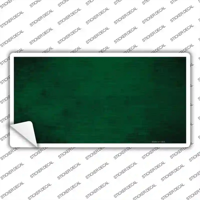 LP-6901s-L 9 x 4.5 in. Green Oil Rubbed Solid Novelty Sticker Decal - Large