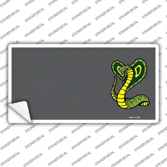 LP-3497s-XL 12 x 6 in. Cobra Offset Novelty Sticker Decal - Extra Large