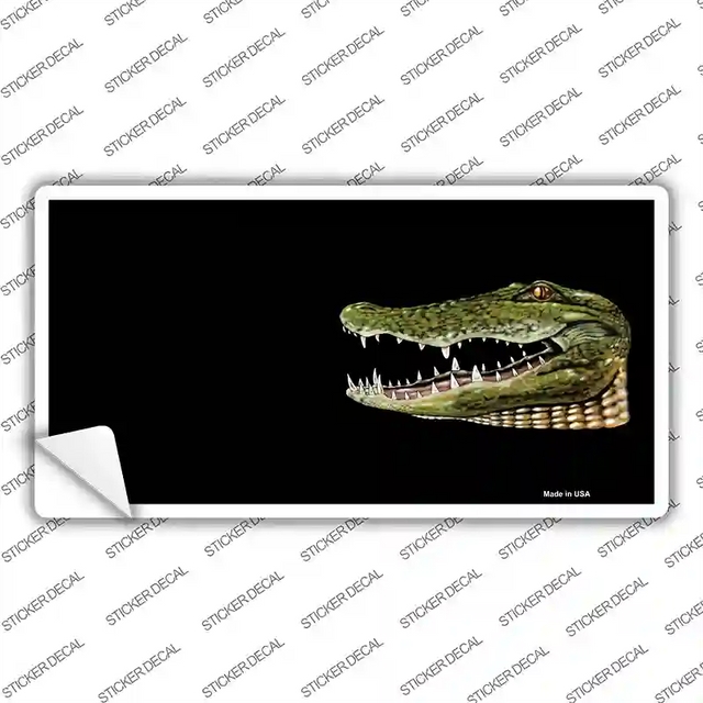 LP-3746s-L 9 x 4.5 in. Gator Offset Novelty Sticker Decal - Large