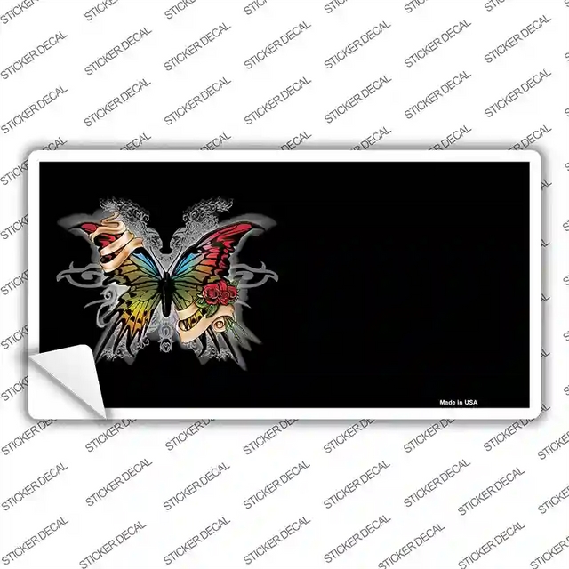 LP-3763s-XL 12 x 6 in. Butterfly Offset Novelty Sticker Decal - Extra Large
