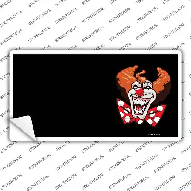 LP-3809s-XL 12 x 6 in. Clown Offset Novelty Sticker Decal - Extra Large