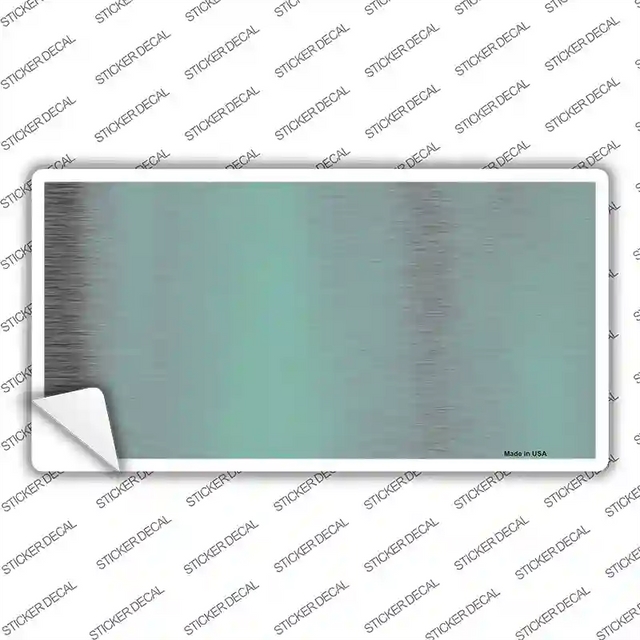 LPC-1013s-L 9 x 4.5 in. Teal Metallic Solid Novelty Sticker Decal - Large