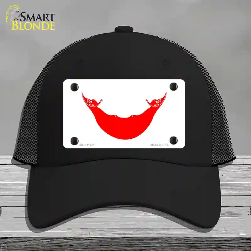 HAT01-MLP-11921 4 x 2.2 in. Easter Island Flag Novelty License Plate Hat, Black - Mesh