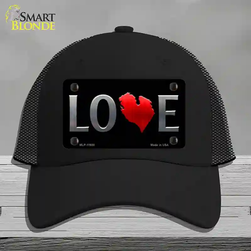 HAT01-MLP-11930 4 x 2.2 in. Lower Peninsula Novelty License Plate Hat, Black - Mesh