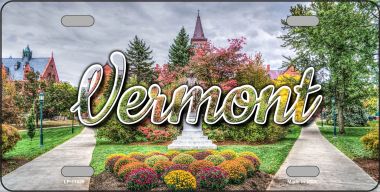 LP-11635 Vermont State Building State License Plate - 3.5 x 2 in.