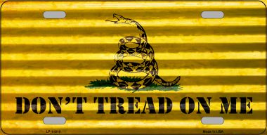 LP-11810 Dont Tread on Me Novelty License Plate - 3.5 x 2 in.