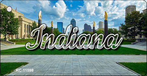 KC-11598 Indiana Sunny Park Key Chain - 7 x 4 in.