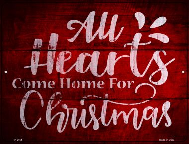 P-2454 Come Home for Christmas Novelty Metal Parking Sign - 7 x 4 in -  Smart Blonde