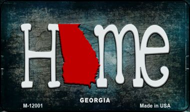 M-12001 Georgia Home State Outline Novelty Magnet - 1 x 2 in -  Smart Blonde