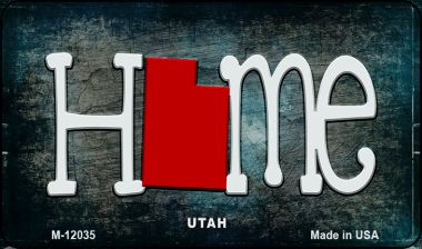 M-12035 Utah Home State Outline Novelty Magnet - 1 x 2 in -  Smart Blonde