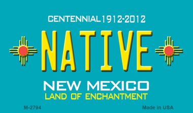 M-2794 Native New Mexico Novelty Magnet - 3.5 x 2 in.