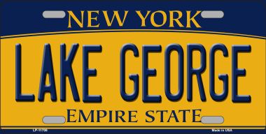 LP-11708 Lake George New York Novelty License Plate - 1 x 2 in.