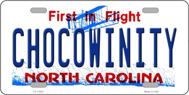 LP-11854 Chocowinity North Carolina Novelty License Plate - 1 x 2 in.