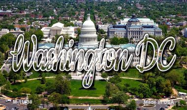 M-11638 Washington DC White House Magnet - 3.5 x 2 in.