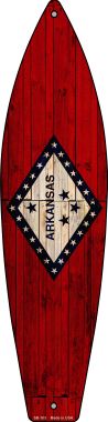 Picture of Smart Blonde SB-103 Arkansas State Flag Novelty Surfboard - 17 x 4.5 in.