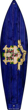 Picture of Smart Blonde SB-106 Connecticut State Flag Novelty Surfboard - 17 x 4.5 in.
