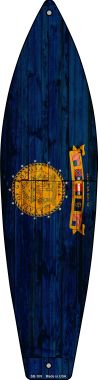 Picture of Smart Blonde SB-109 Georgia State Flag Novelty Surfboard - 17 x 4.5 in.