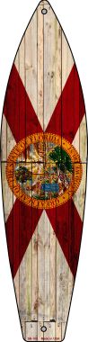 Picture of Smart Blonde SB-108 Florida State Flag Novelty Surfboard - 17 x 4.5 in.