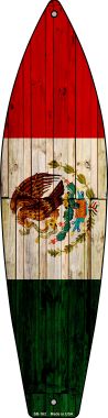 Picture of Smart Blonde SB-162 Mexico Flag Novelty Surfboard - 17 x 4.5 in.