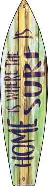 Picture of Smart Blonde SB-176 Where the Surf is Novelty Surfboard - 17 x 4.5 in.
