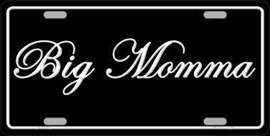 LP-11702 6 x 12 in. Big Momma Novelty License Plate