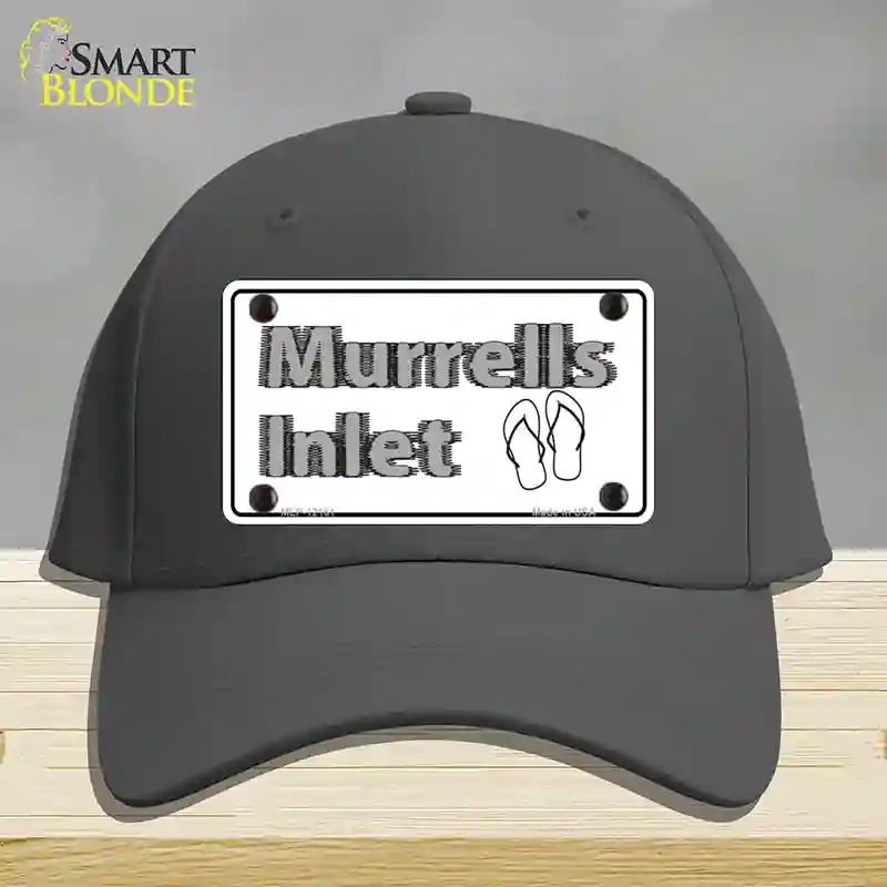 HAT04-MLP-12161 Murrells Inlet SC Novelty License Plate Hat, Cotton - Charcoal