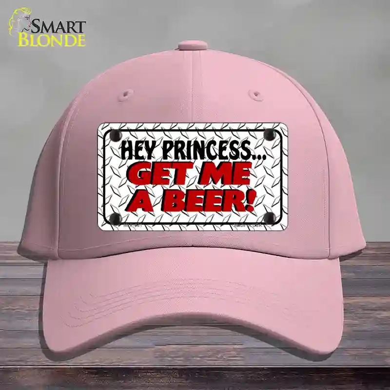 HAT05-MLP-031 Get Me a Beer Novelty License Plate Hat, Cotton - Pink