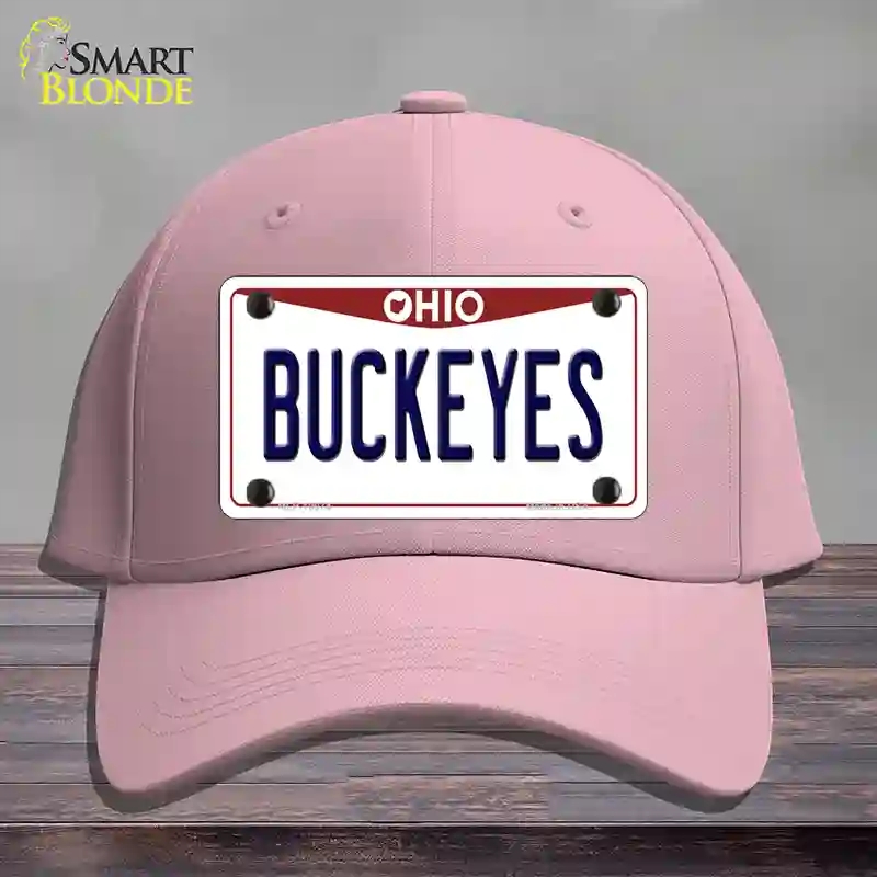 HAT05-MLP-10074 Buckeyes Ohio Novelty License Plate Hat, Cotton - Pink