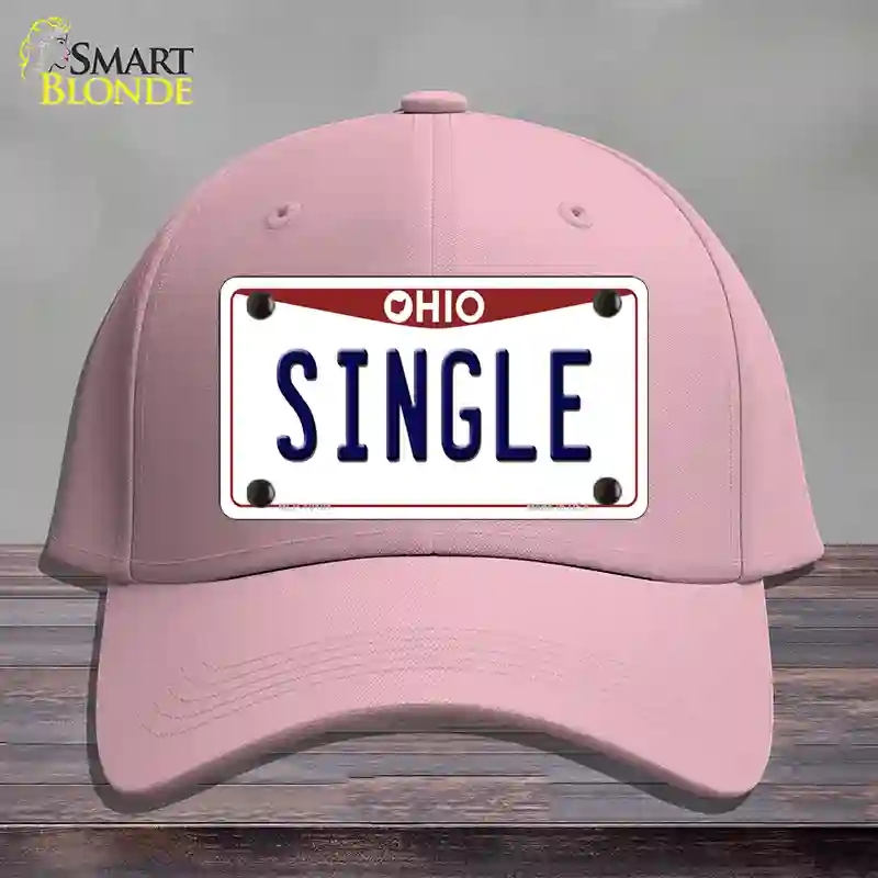 HAT05-MLP-10101 Single Ohio Novelty License Plate Hat, Cotton - Pink