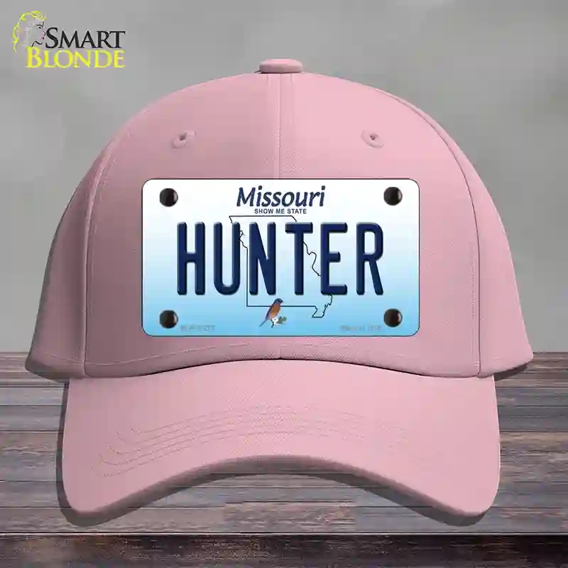 HAT05-MLP-10272 Hunter Missouri Novelty License Plate Hat, Cotton - Pink