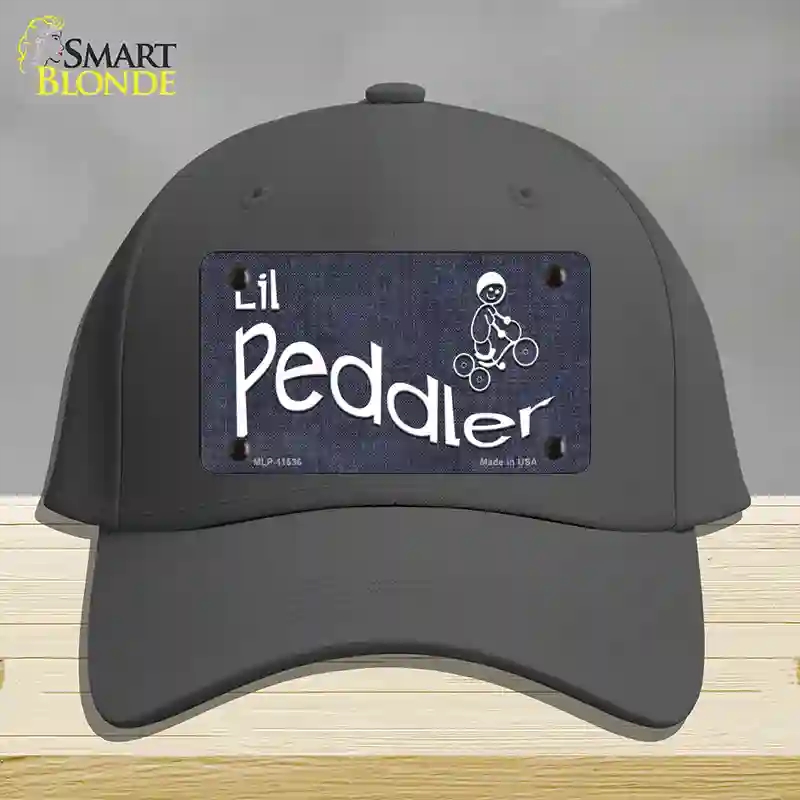 HAT04-MLP-11536 Lil Peddler Novelty License Plate Hat, Cotton - Charcoal