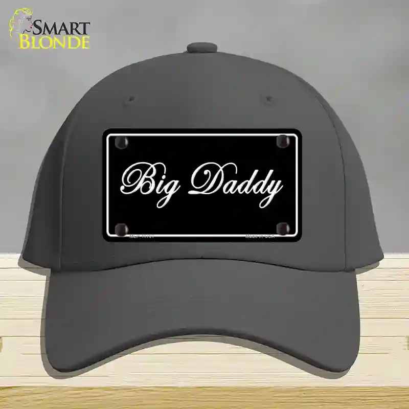 HAT04-MLP-11701 Big Daddy Novelty License Plate Hat, Cotton - Charcoal