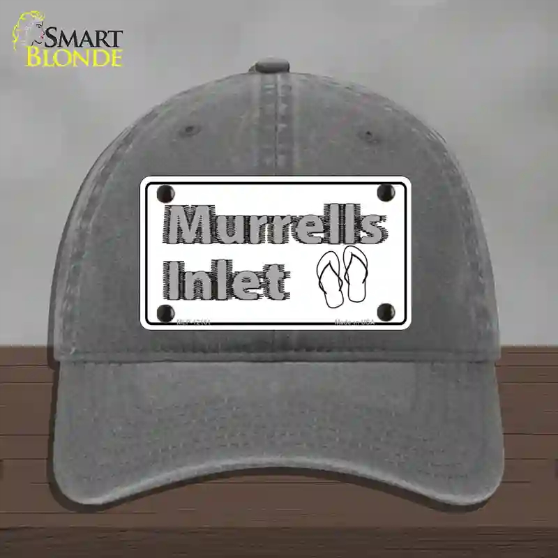 HAT08-MLP-12161 Murrells Inlet SC Novelty License Plate Hat, Unconstructed Cotton - Charcoal