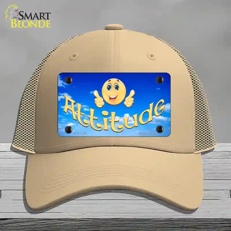 HAT15-MLP-11561 Attitude Novelty License Plate Hat, Mesh - Khaki