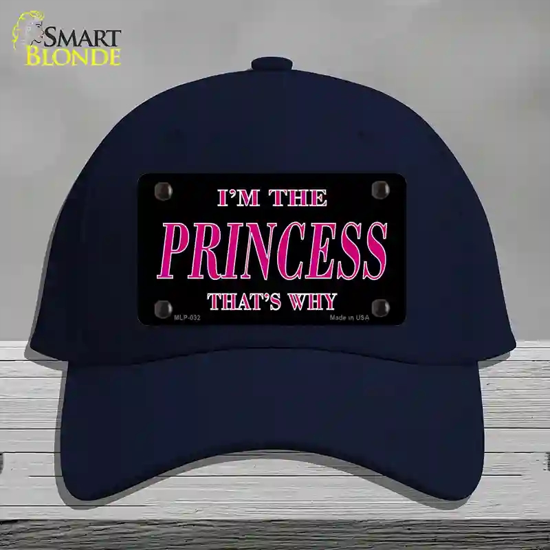HAT20-MLP-032 Princess Thats Why Novelty License Plate Hat, Cotton - Navy