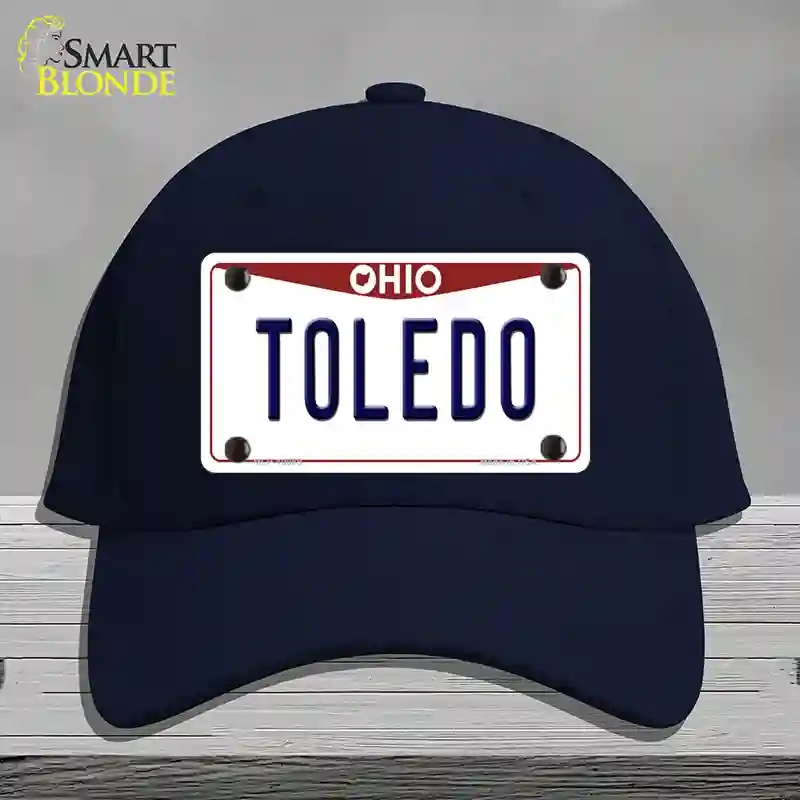 HAT20-MLP-10069 Toledo Ohio Novelty License Plate Hat, Cotton - Navy