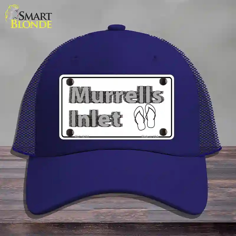 HAT18-MLP-12161 Murrells Inlet SC Novelty License Plate Hat, Mesh - Royal Blue