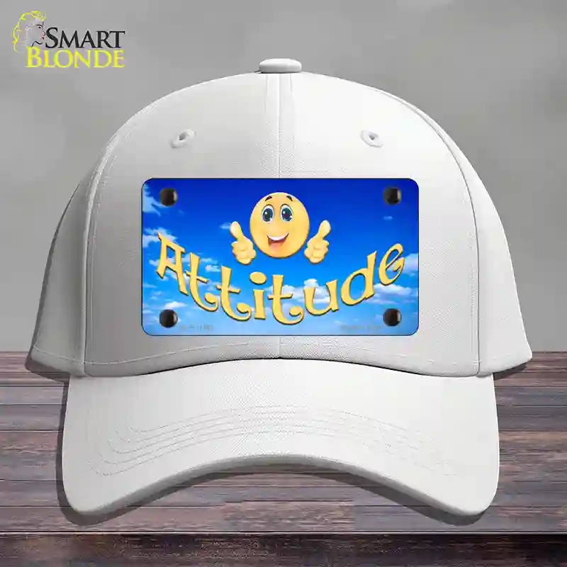 HAT21-MLP-11561 Attitude Novelty License Plate Hat, Cotton - White