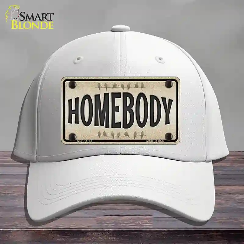 HAT21-MLP-11783 Homebody Novelty License Plate Hat, Cotton - White