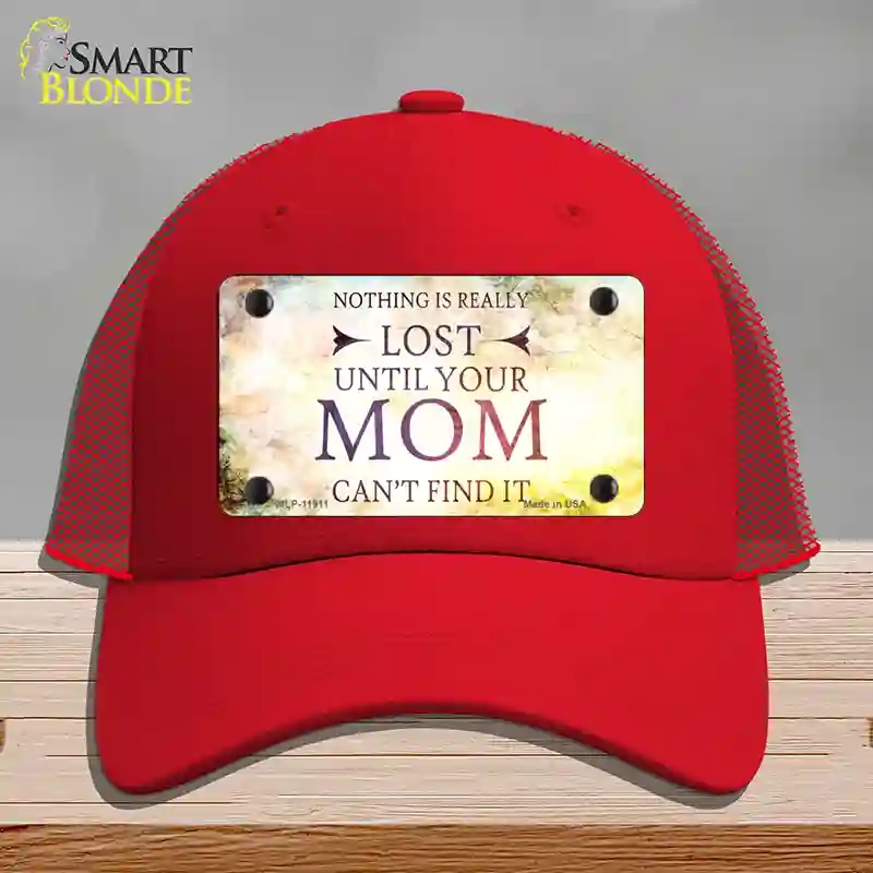 HAT17-MLP-11911 Nothing is Really Lost Novelty License Plate Hat, Mesh - Red