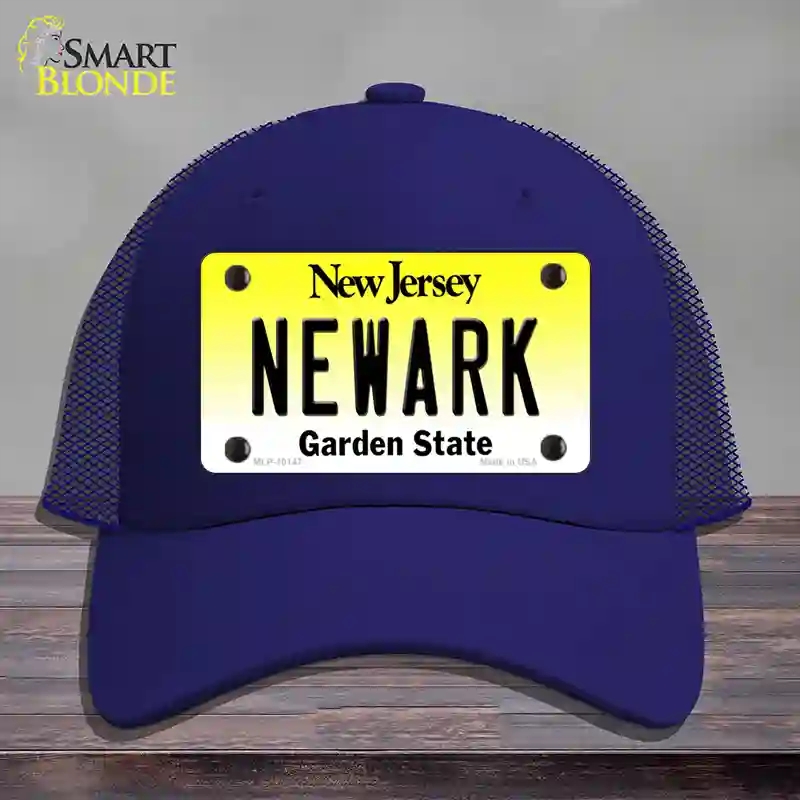 HAT18-MLP-10147  ark   Jersey Novelty License Plate Hat, Mesh - Royal Blue
