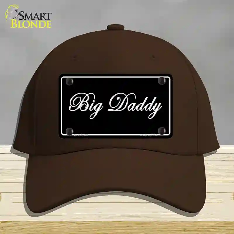 HAT24-MLP-11701 Big Daddy Novelty License Plate Hat, Cotton - Dark Brown