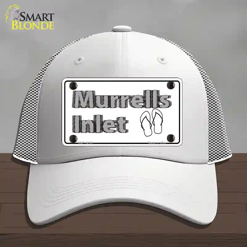HAT19-MLP-12161 Murrells Inlet SC Novelty License Plate Hat, Mesh - White