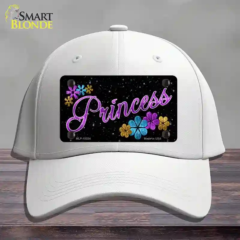 HAT21-MLP-10334 Princess Glitter Novelty License Plate Hat, Cotton - White