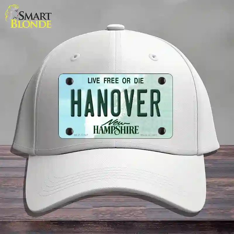HAT21-MLP-11147 Hanover   Hampshire State Novelty License Plate Hat, Cotton - White