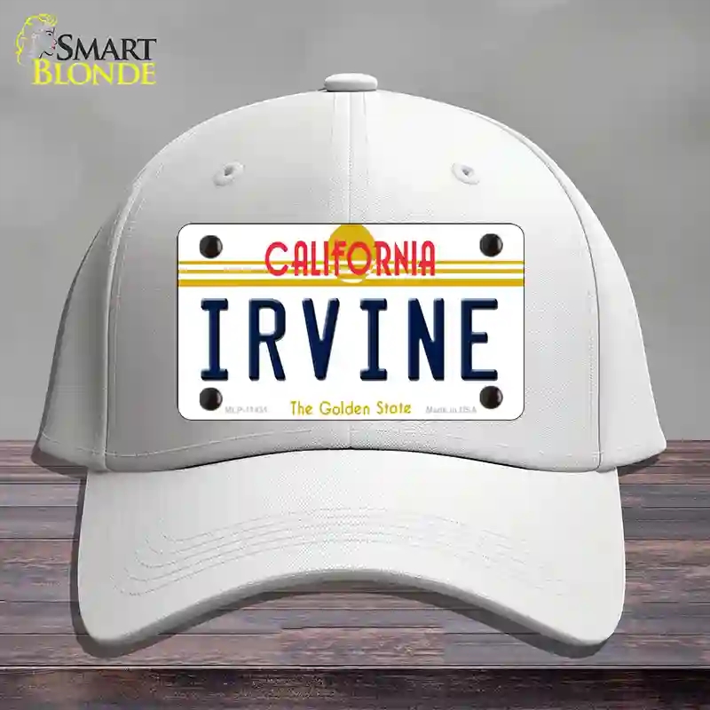 HAT21-MLP-11431 Irvine California Novelty License Plate Hat, Cotton - White
