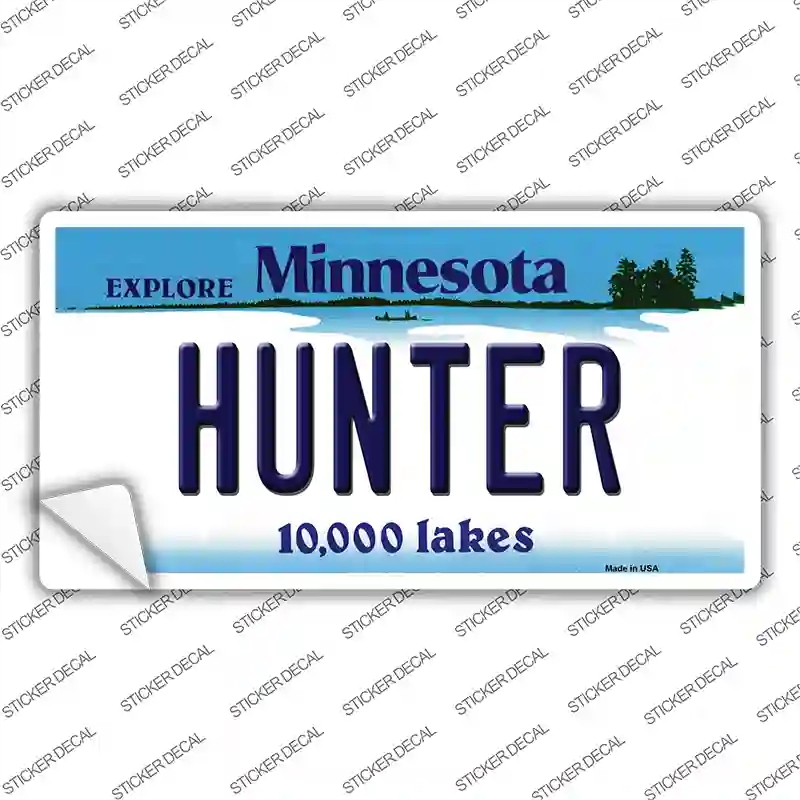 LP-11076s-S Hunter Minnesota State Novelty Sticker Decal, Small