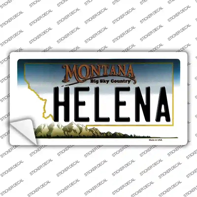 LP-11093s-XL Helena Montana State Novelty Sticker Decal, Extra Large